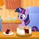 Twilight Sparkle Cooking Red Velvet Cake