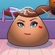 Pou Girl Hair Salon Game