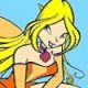 Winx Flora Coloring Page Game