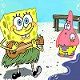 SpongeBob at Beach Jigsaw Game