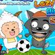 Lazy Goat and Big Big Wolf Soccer War Game