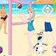 Frozen Beach Volleyball Decoration Game