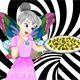 Tinkerbell Black And White Pizza