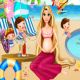 Pregnant Rapunzel Pool Party Game