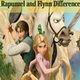 Rapunzel and Flynn Difference
