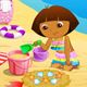 Dora At Beach Game