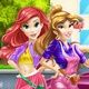 Belle and Ariel Car Wash Game