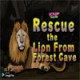 Knf Rescue the Lion From Forest Cave Game