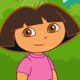 Dora fold the clothes