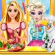 Elsa And Rapunzel Cooking Disaster Game