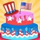 4th of July Cake Surprise