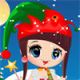 Merry christma-noel and snowman