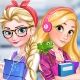 Elsa And Rapunzel College Girls Game