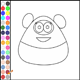 Color Pou Panda - Free  game