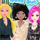 Pretty Girls Hang Out Dress Up Game