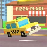 Pixel Road Taxi Depot - Free  game