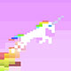 Retro Unicorn Attack Game