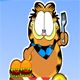 Garfield Eats Hamburgers
