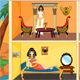 Egyptian Princess Doll House Decor Game