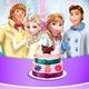 Frozen Family Cooking Wedding Cake Game