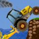 climb, tractor, backhoe, bucket, drive, trial, time Game