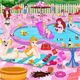 Princess Pool Party Cleaning