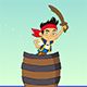 Jake the Pirate Barrel Challenge Game