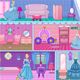 Princess Cinderella Doll House Decor Game