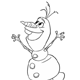 Color Olaf Happy Game