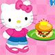 Hello Kitty Cooking Princess Burger Game