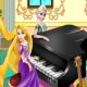 Elsa and Rapunzel Piano Contest Game