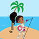 Princess Nella Fishing Game