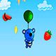 Blue Panda fruits catcher Game