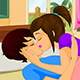 Bedroom Couple Kissing