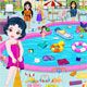 Baby Princess Swimming Pool Cleaning Game