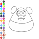 Color Pou Panda Game
