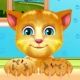 Talking Ginger Paw Caring Game