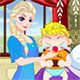 Elsa Baby Flu Treatment Game