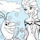 Elsa Olaf Coloring Game