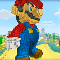 Minecraft Super Mario Game