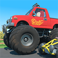 Oddbods Monster Truck Game