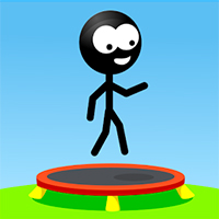 Stickman Trampoline Game